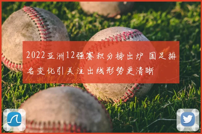 2022亚洲12强赛积分榜出炉 国足排名变化引关注出线形势更清晰